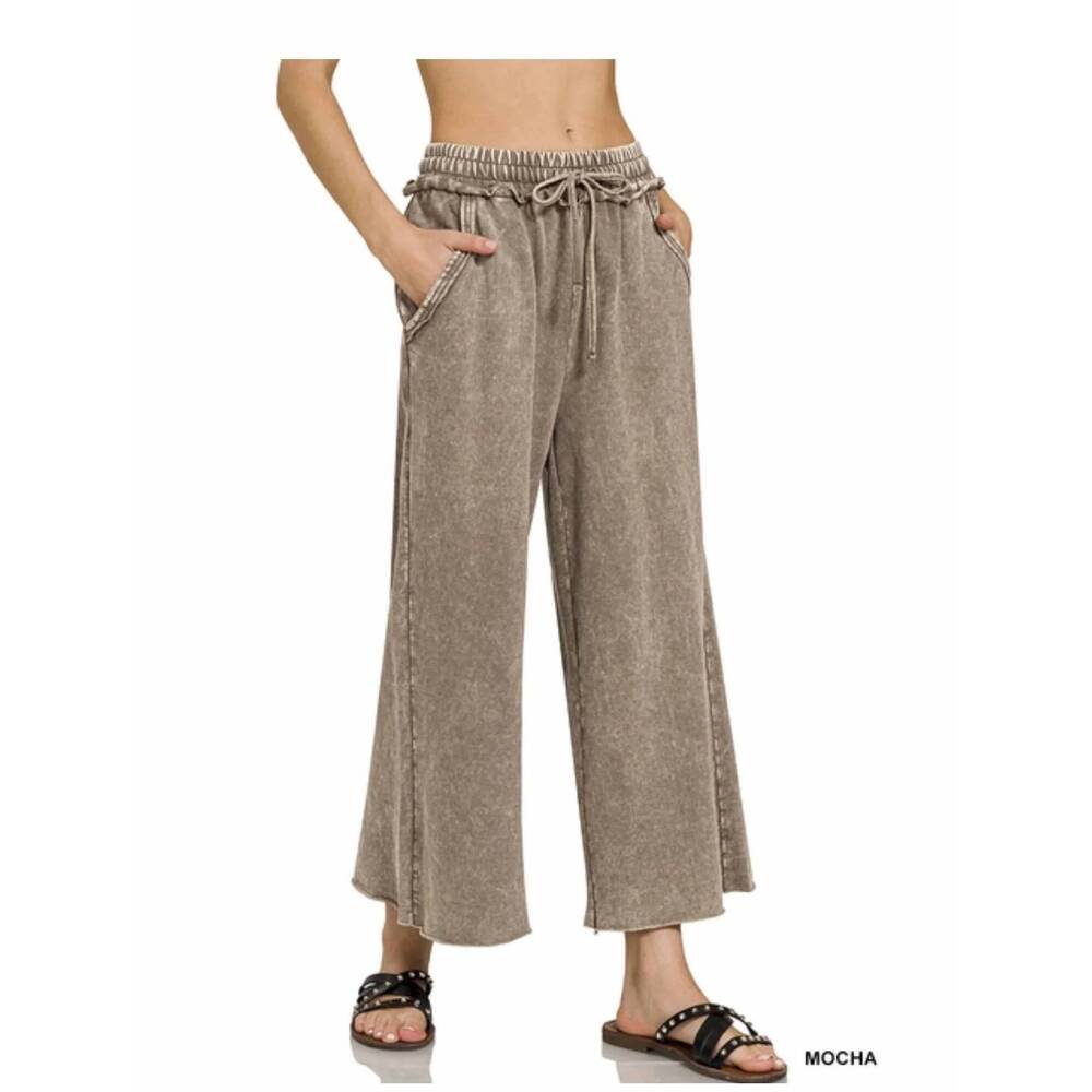 NEW ZENANA about those palazzo pants in mocha